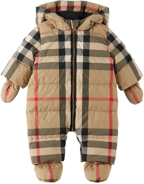 burberry dress baby|burberry snowsuit baby girl.